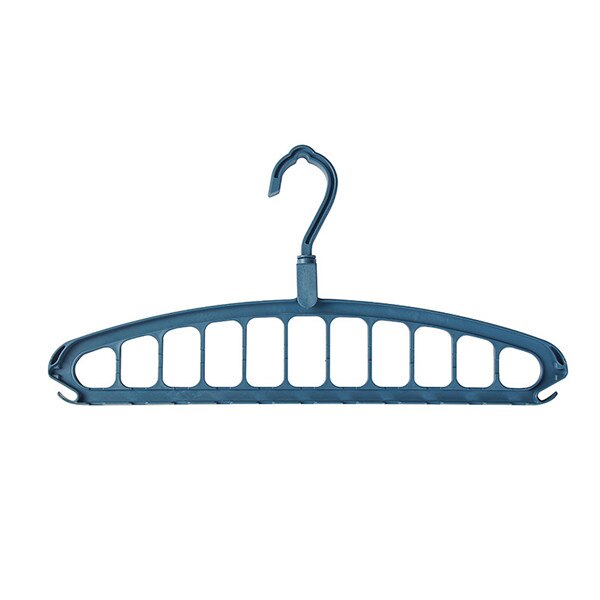 OYOURLIFE Multi-function Magic Clothes Hanger Rotatable Hanger Drying Rack Outdoor Anti-Slip Hangers For Clothes Laundry Rack: Blue