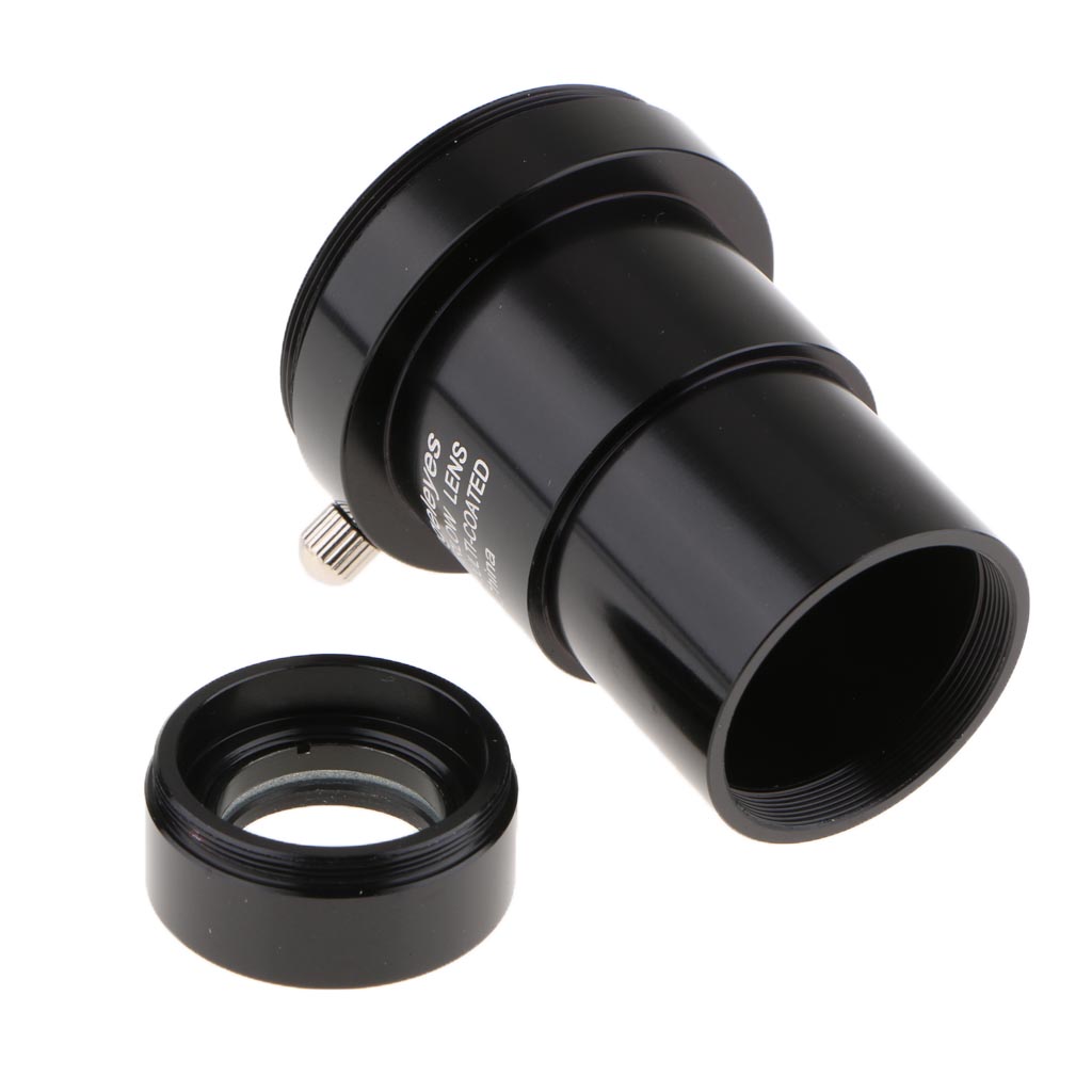3X Barlow Lens Voor Celestron 102ED 130EQ Cgx Telescoop Oculair Multilayer Hd Breedband Paars Film 1.25 Inch