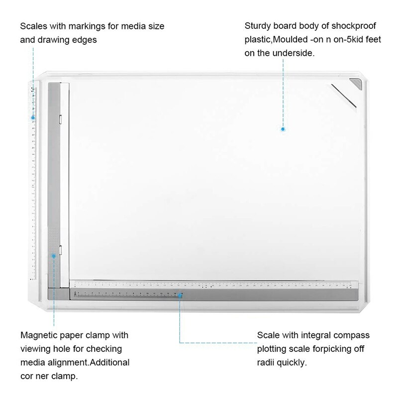 A3 Drawing Board Drafting Table Multifunctional Dr... – Vicedeal