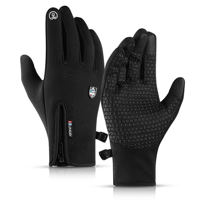 Xiaomi Outdoor Cycling Gloves Winter Warm Fleece Ski Full-finger Gloves Touch Screen Windproof Waterproof Glove for Women Men