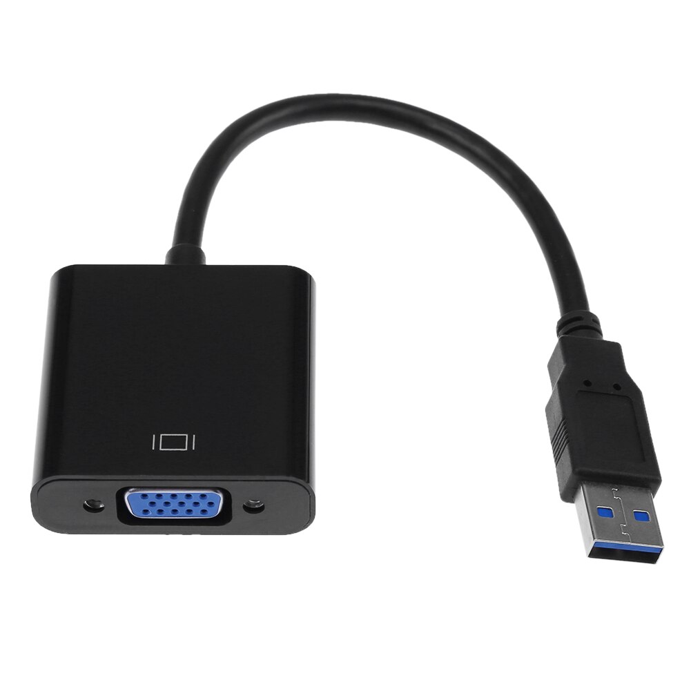1080P USB na Adapter VGA USB 3.0 na VGA zewnętrzna karta graficzna multimedialny wyświetlacz konwerter na komputer stacjonarny Monitor do komputera przenośnego projektor