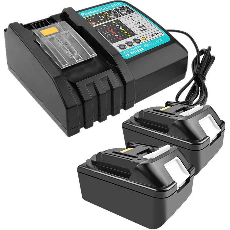 Battery Charger for Makita 18V 14.4V Li-Ion - Quick Charge 3A - DC18RC DC18RA