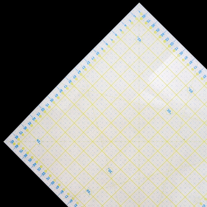 Règle de couture pour Patchwork en acrylique, règle carrée 30x30, épaisseur de 4mm, outil de bricolage