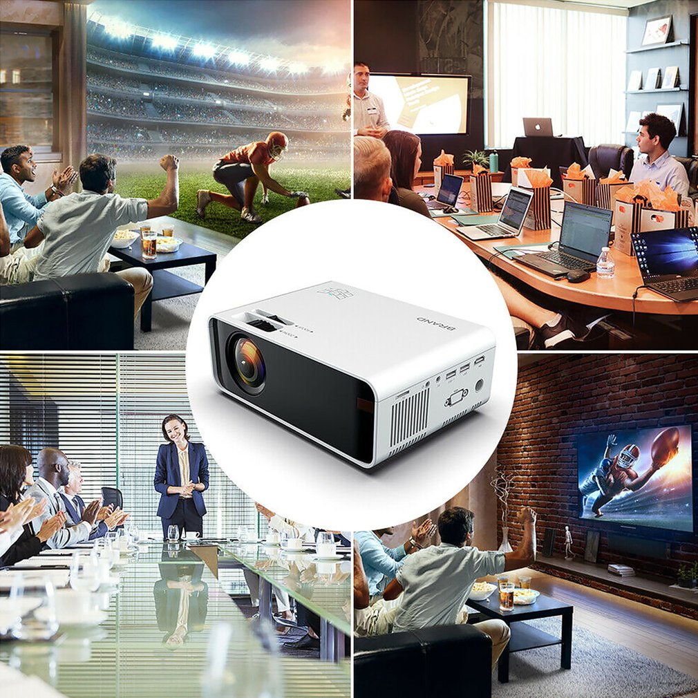 Led Mini Projector AN10 480P Resolutie Draagbare 3D Video Beamer Home Cinema Optioneel Android Wifi Projector Basic Model