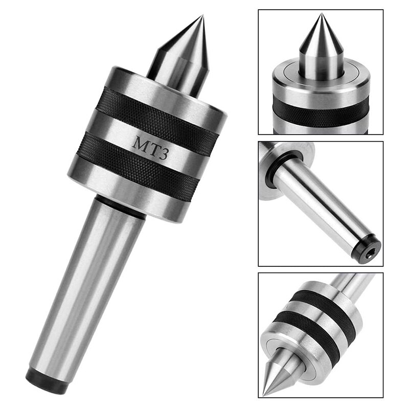 Best MT3 Live Revolving Center Taper Turning Tool Centre Medium Lathe Revolving Milling Tailstock Drill Bit Machine Accessory