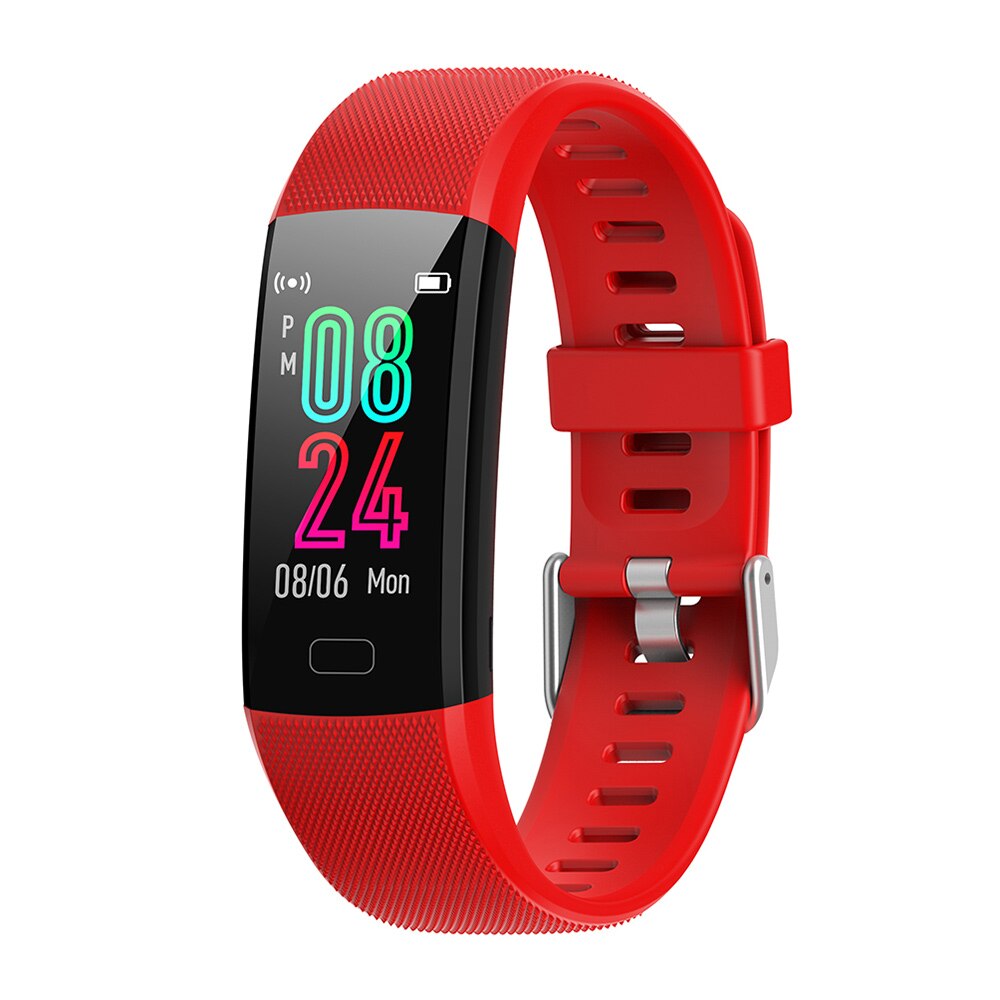 Colmi fitness tracker, hr-activiteitstracker, hartslagmeter,  ip67 waterdichte smartband, stappenteller, slaapmonitor voor kinderen en mannen.: Rood