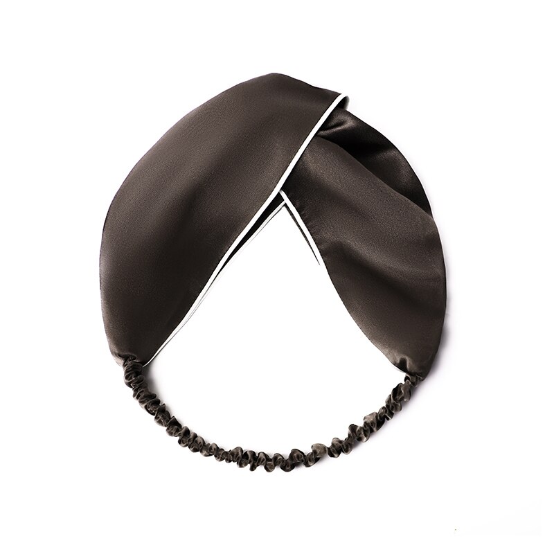 Suyareplsauna-Bandeau uni rose marine pour femme, véritable bandeau pour filles, accessoires pour cheveux, 100%: Dark Brown