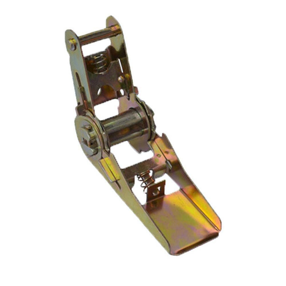 Heavy Duty 500Kg Stalen Dubbele Lock 1 "Ratel Voor Tow Platte Bed Auto Hauler Ratchet Tie Down band: Default Title