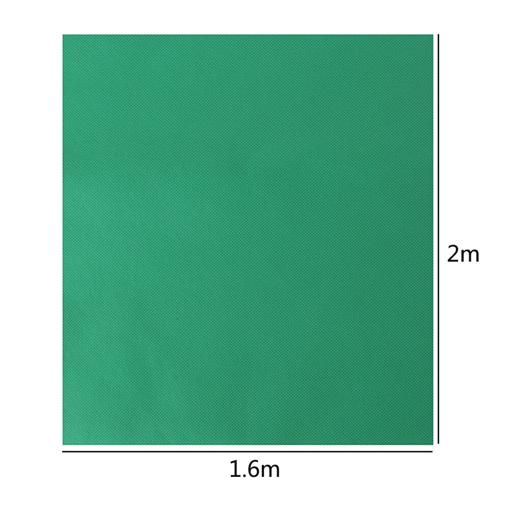 Telón de fondo fotográfico de pantalla verde, accesorio de croma de algodón para estudio de fotografía (sin estante): 160x200cm