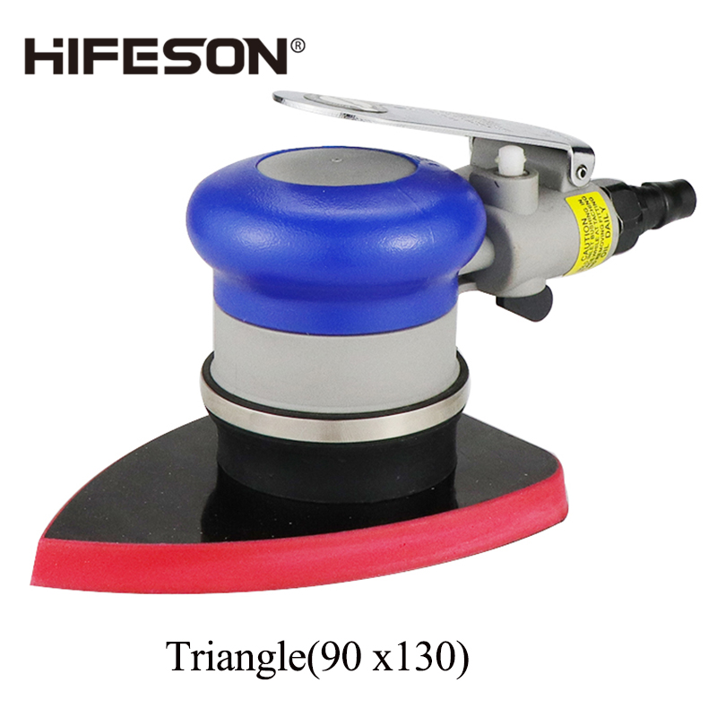 Hifeson Pneumatische Schleifer Dreieckige Rechteckigen Platz Schleifer Kitt Schleifpapier Maschine Polieren Luft Mühle: 815B  90X130mm