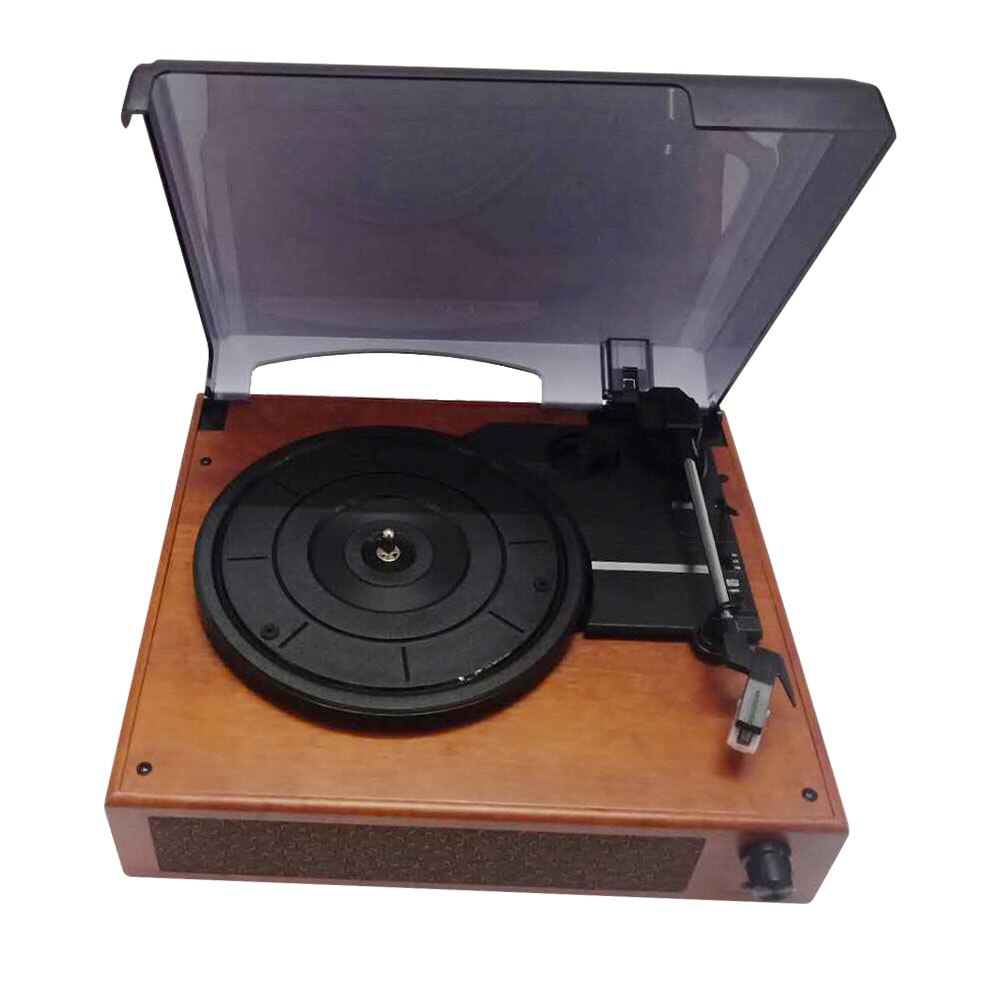 Draagbare Grammofoon Vinyl Platenspeler Vintage Klassieke Draaitafel Fonograaf Met Ingebouwde Stereo Speakers