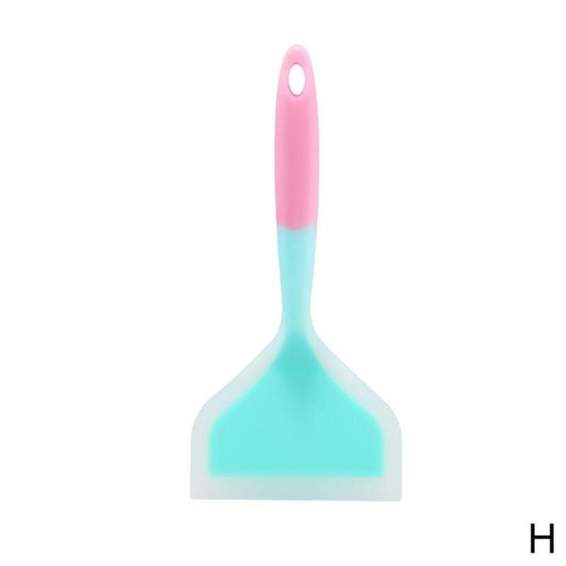 Non-stick Silicone Spatula Beef Meat Egg Kitchen Scraper Tools Cooking Pizza Wide Shovel Kitchen Ware Cooking Utensils R7F1: H