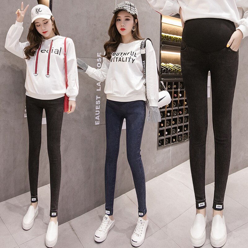 Skinny Jeans Maternity Pants Trousers For Pregnant Women Leggings Stretch Denim Pencil Pants Pregnancy Jeans Maternity Leggings