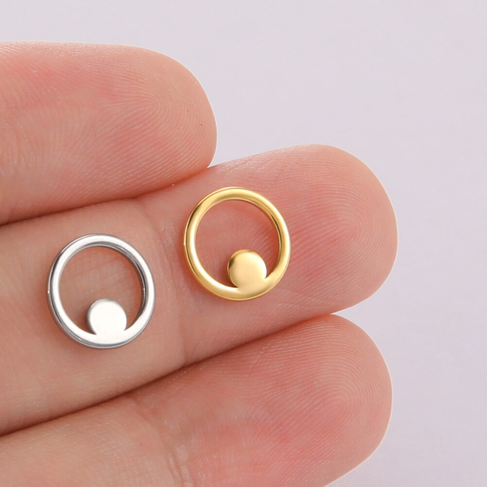 EUEAVAN-5 unids/lote de abalorios de acero inoxidable para la fabricación de joyas, colgante cuadrado triangular geométrico para pulseras, pendientes, accesorios: YELLOW / Violeta