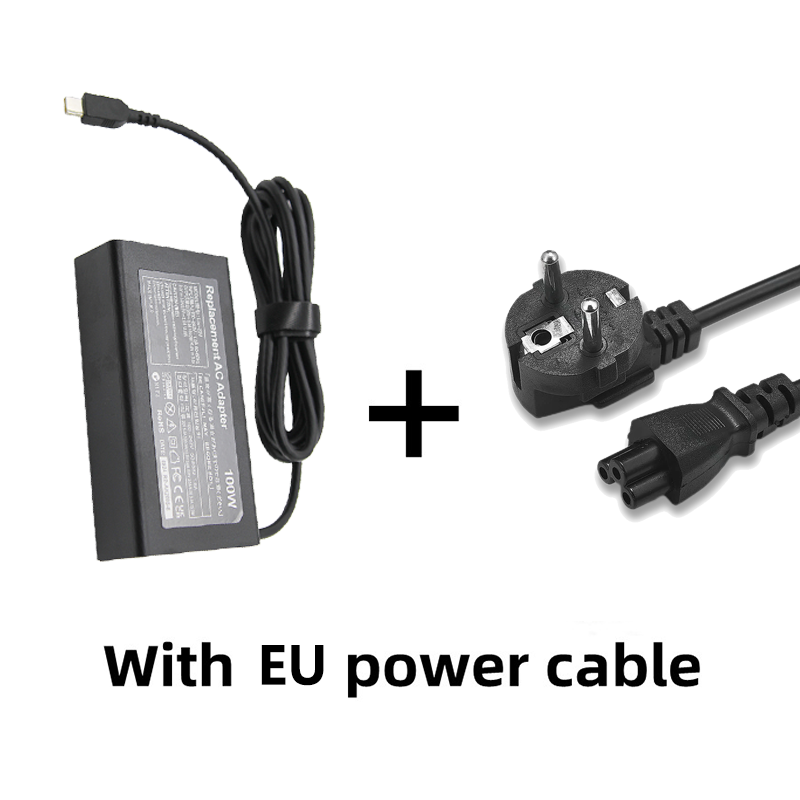 20V 5A 100W USB C Type-C Laptop Charger AC Adapter For Lenovo Idea Pad5 Pro16 Power Supply ADL100YLC3A ADL100YDC3A: Red