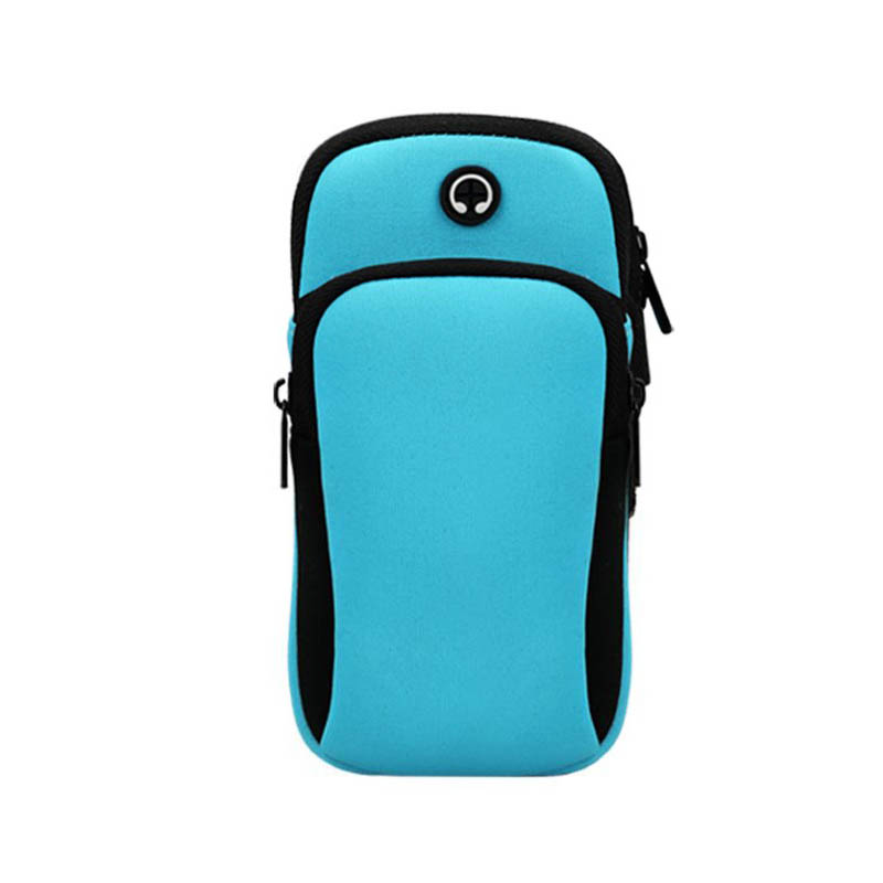 PTT Universal Workout Phone Armband – Secure Holder For IPhone & Samsung, Black Neoprene