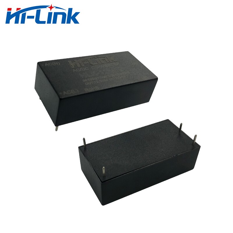 Gratis 2 Stks/partij 12V Ac Dc Power Module 110V 220V Ingang 12W 12V 1A output HLK-12M12 Switching Power Module Geïsoleerde Power