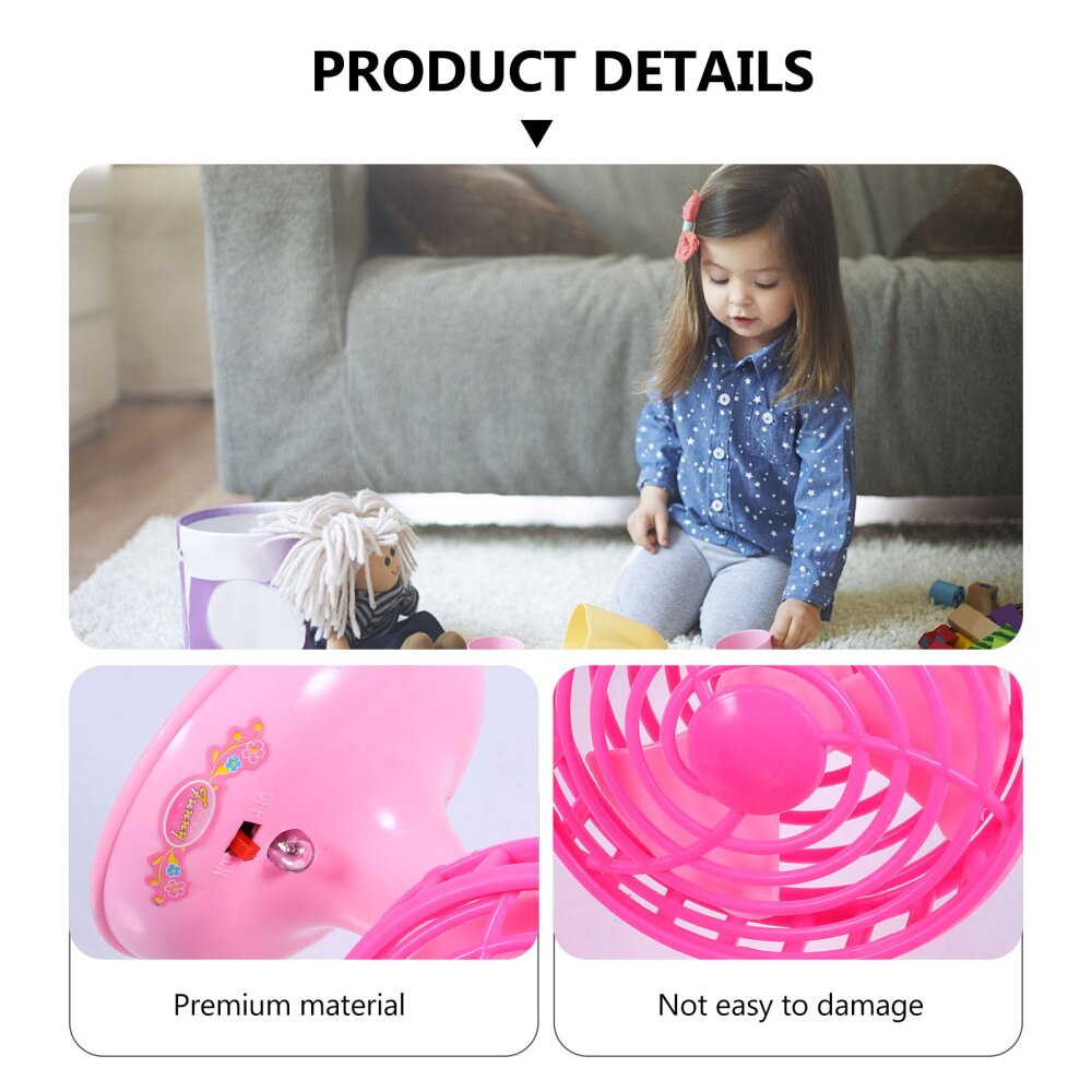 1pc Miniature Electric Fan Model Scene Layout for Kids )