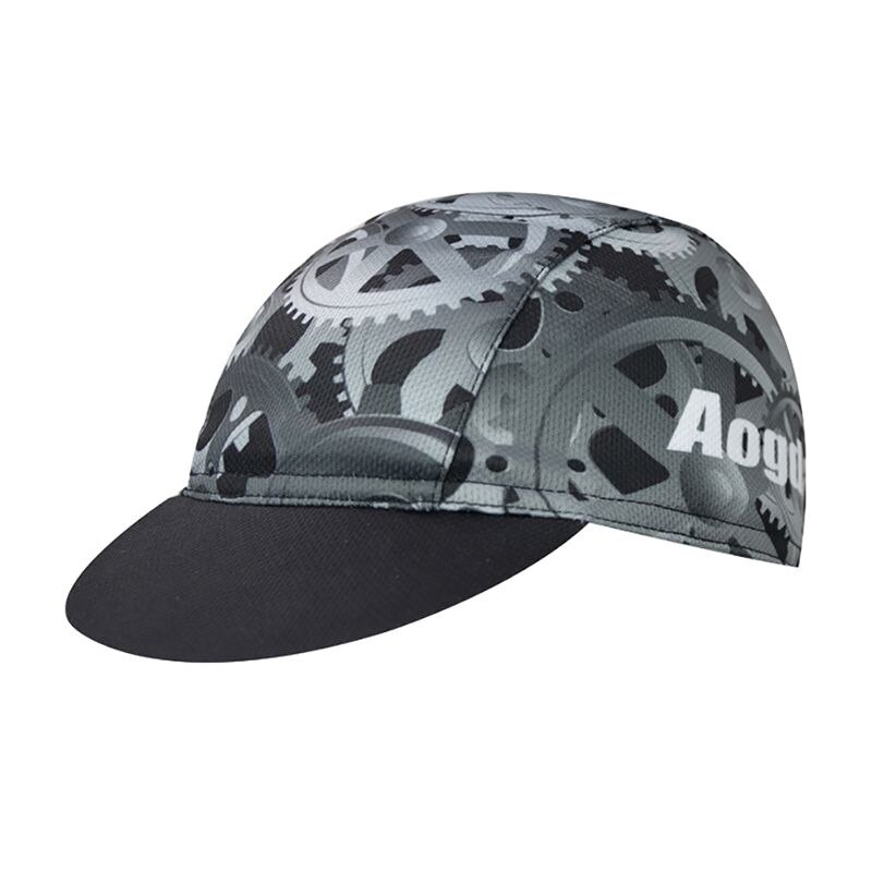 Quick Drying Printed Cycling Cap Bicycle Breathable Sunshade Sweat Absorbent Polyester Under Hat