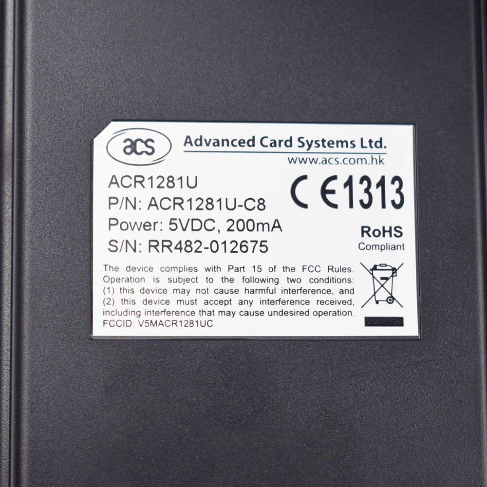 Acr120u atualização versão ACR1281U-C8 usb rfid leitor escritor + 2 pces 1k s50 cartão