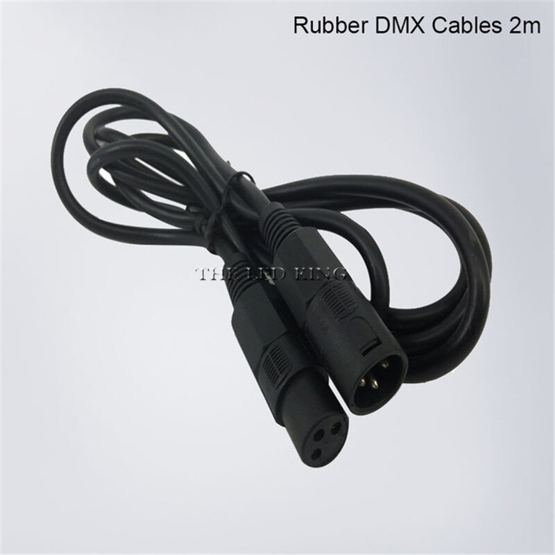 3-pin signal DMX cable DMX512 stage lighting signal cable led par light moving head light customization (1M-50M) dmx cable: 2m