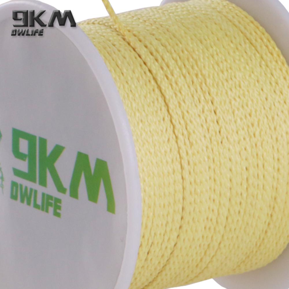 Línea de Kevlar trenzada con rollo, cuerda de 200 pies y 200lb para trabajo al aire libre, cometa de alta resistencia, cuerda voladora, línea de asistencia para pesca