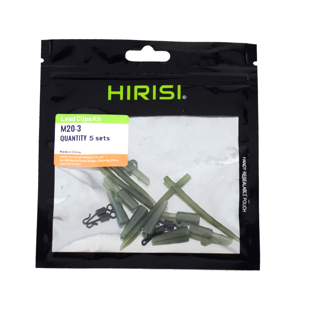 Aparejo de pesca de carpa de 40 piezas, Clips de plomo de seguridad de plástico, cono de goma de cola, manga antienredos, aparejo giratorio de cambio rápido M20