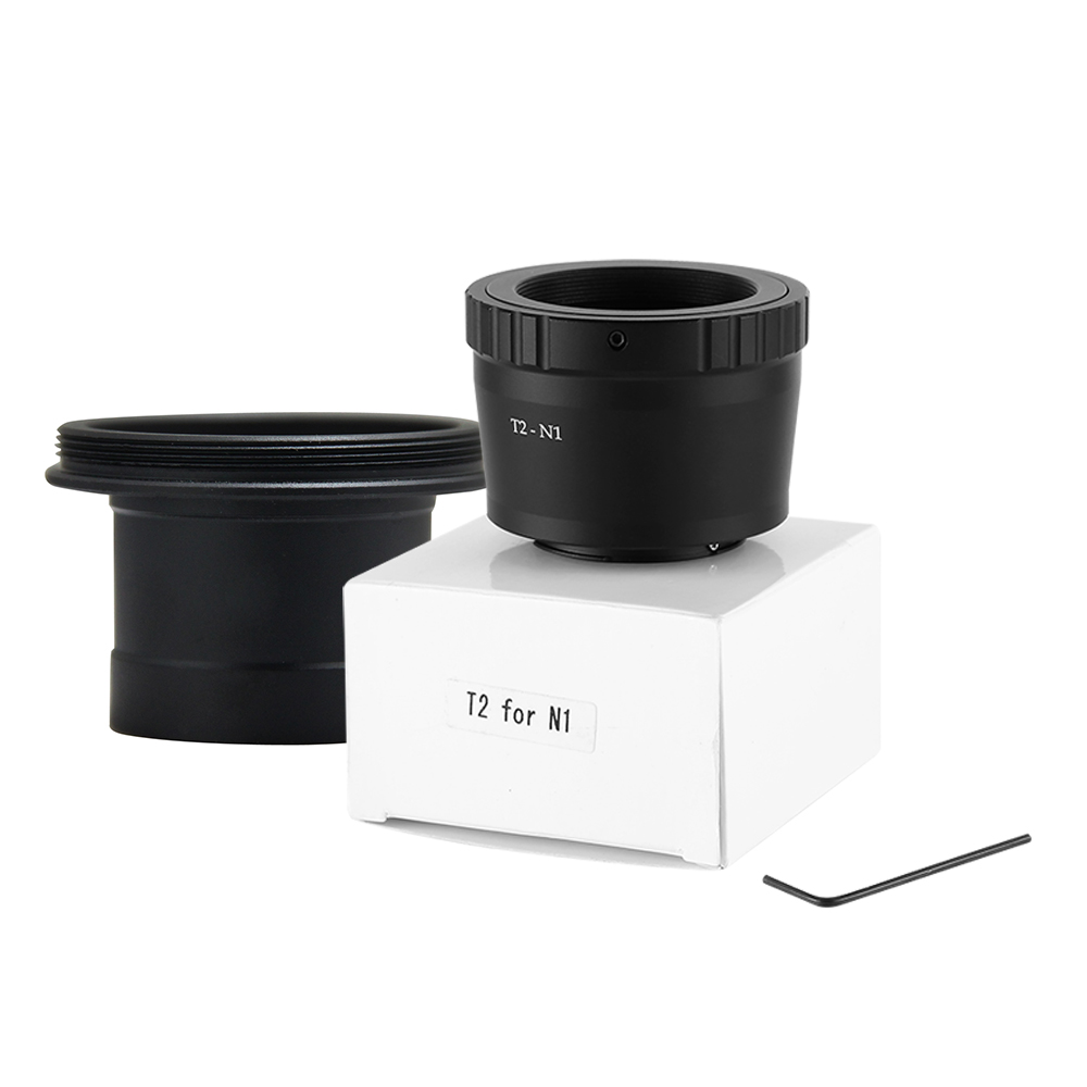 T-ring til nikon spejlfri kameraadapter +1.25in 31.7mm okularporte teleskoper mikroskopmonteringsrør