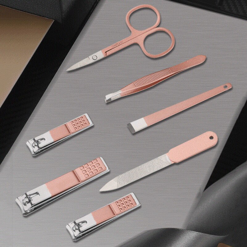 Pink Stainless Steel Nail Clipper Nail Cutting Machine Nail Trimmer Toe Nail Clipper Nail Tool