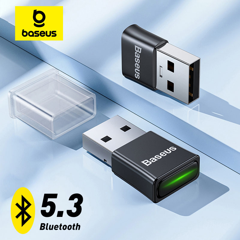 Baseus BA07 USB Bluetooth Adapter Bluetooth 5.3 Dongle Adaptador for PC Laptop Wireless Speaker Audio Receiver USB Transmitter