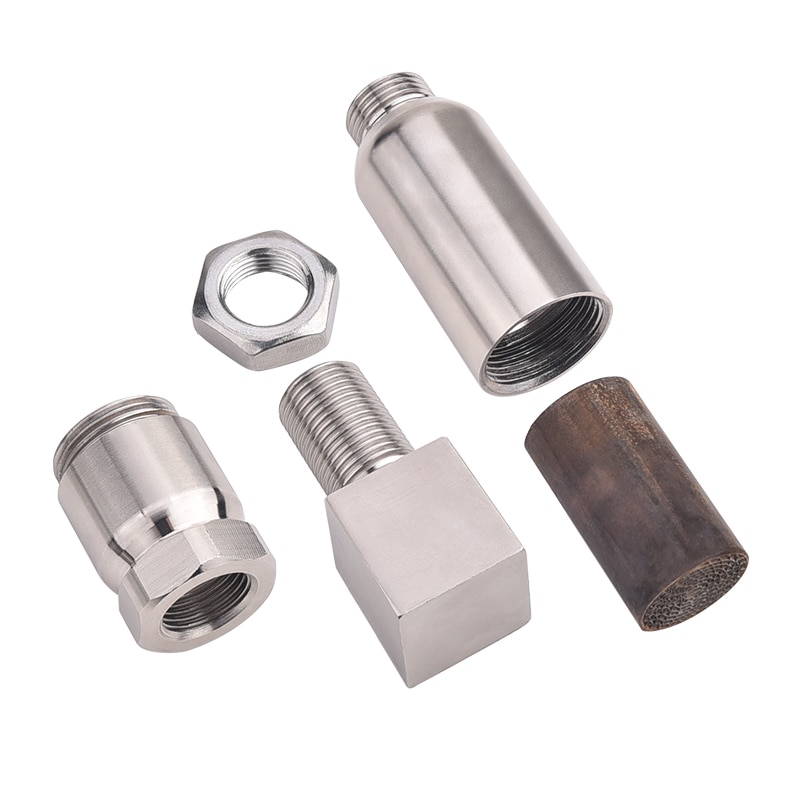 SPEEDWOW Universal M18X1.5 O2 Oxygen Sensor Angled Extender Spacer 90 Degree Oxygen Sensor Bung Car Parts