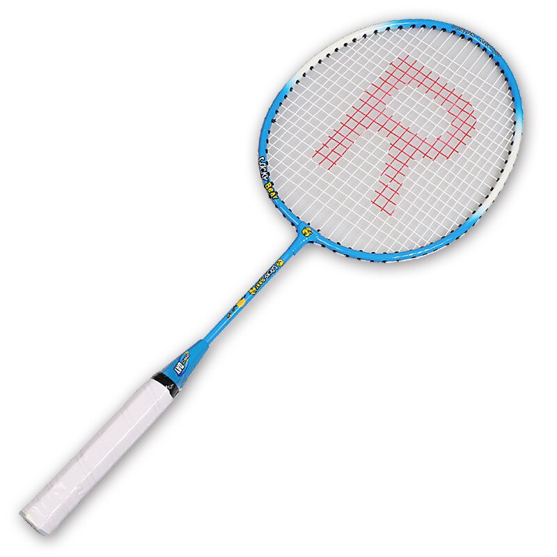 Raqueta de bádminton para niños de dibujos animados de ferroaleación duradera de 2 uds. De reMail