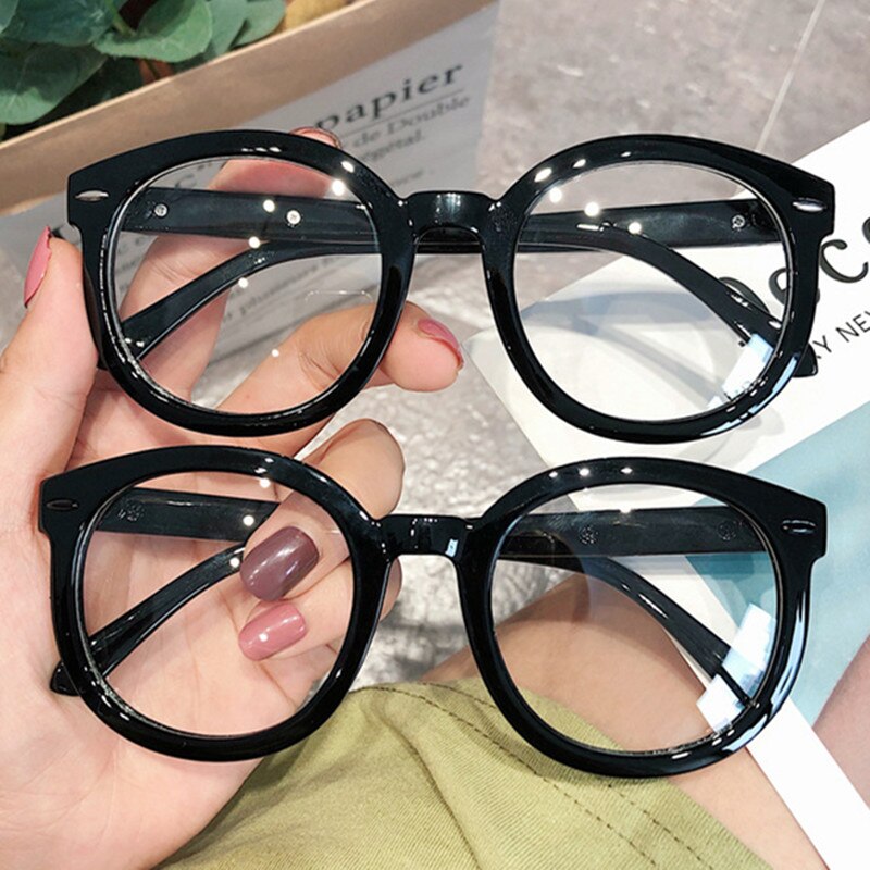 Ruwe bijziendheidsbril klassieke zwarte montuur plastic bril man vrouw vierkante montuur leesbril  uv400