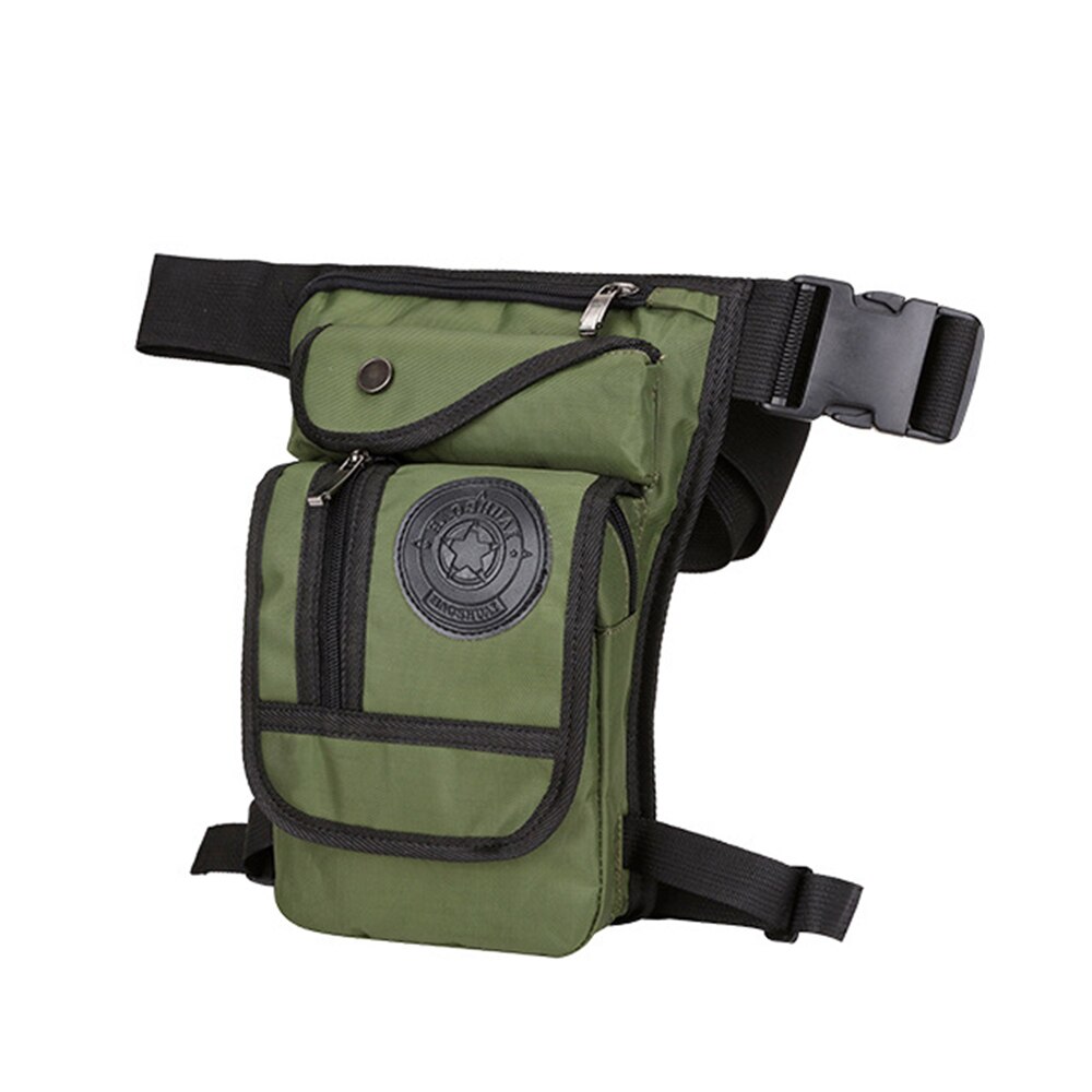 Waterdichte nylon beentas voor heren, heuptas, dijriem, motortas, schoudertas: Groente