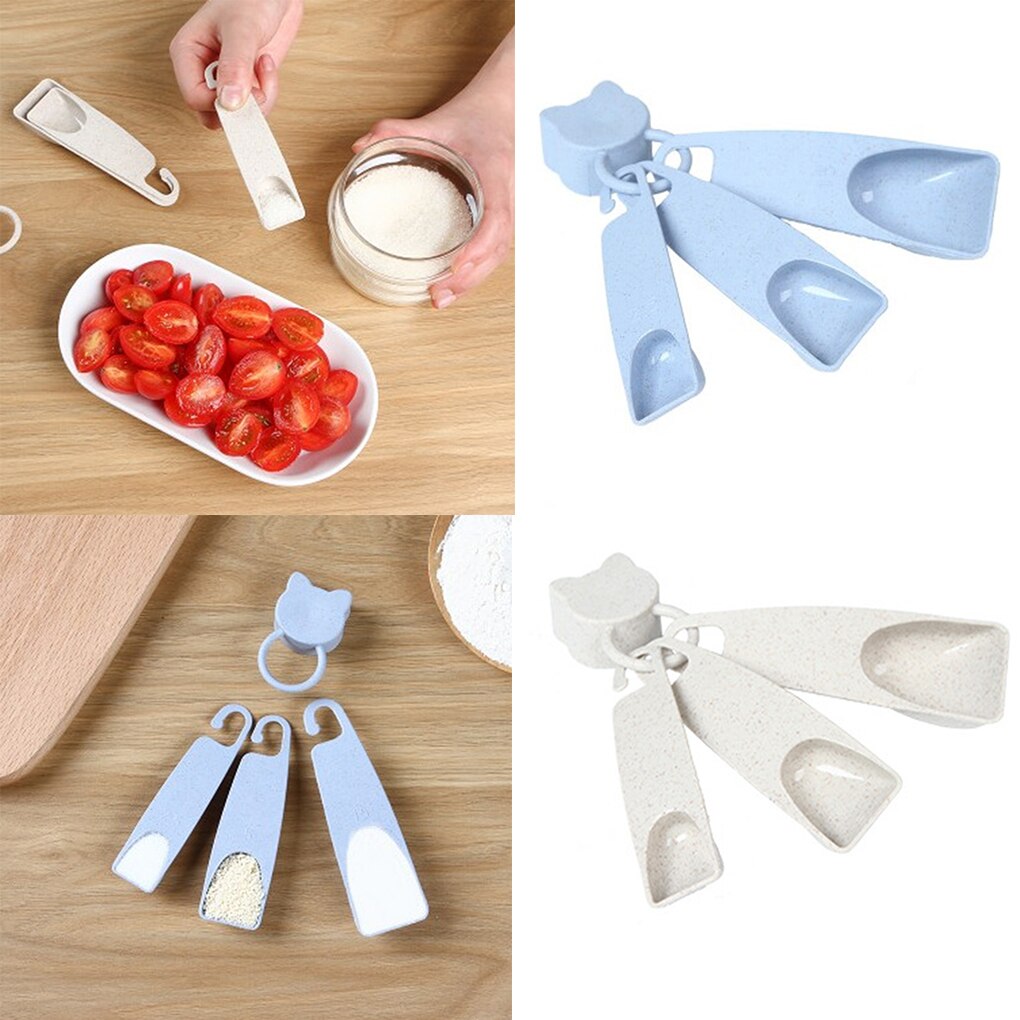 Measuring Spoons Set Clear Gram Scale Milk Powder Seasoning Measurement Device Baking Tool