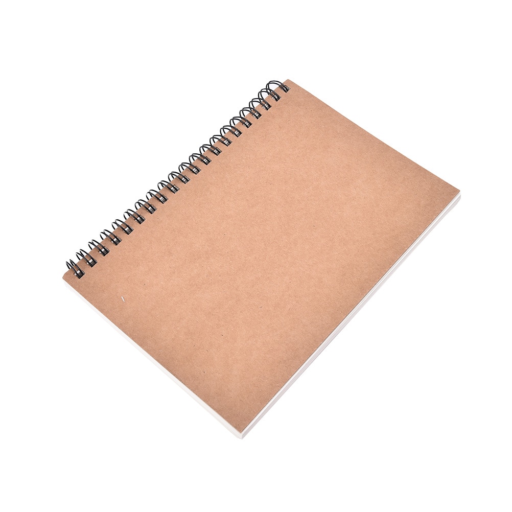 50 sheets Blank Sketchbook Diray for Drawing Graffiti Painting Sketch book Kraft spiral notebook Office School Supplies