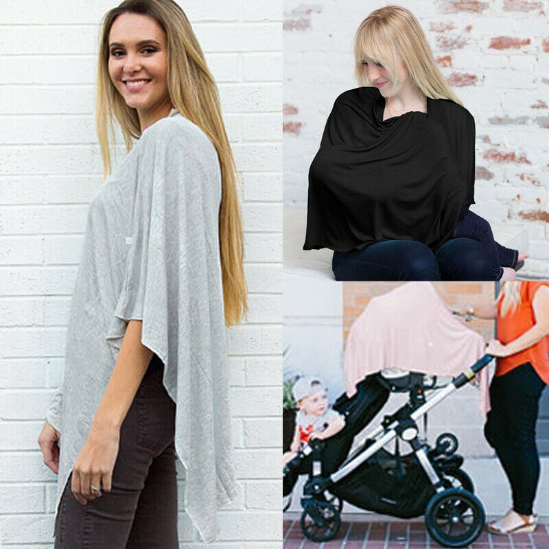 PUDCOCO Baby Mum Borstvoeding Verpleging Poncho Cover Up Uier Covers Blouse Sjaal Verpleging Covers