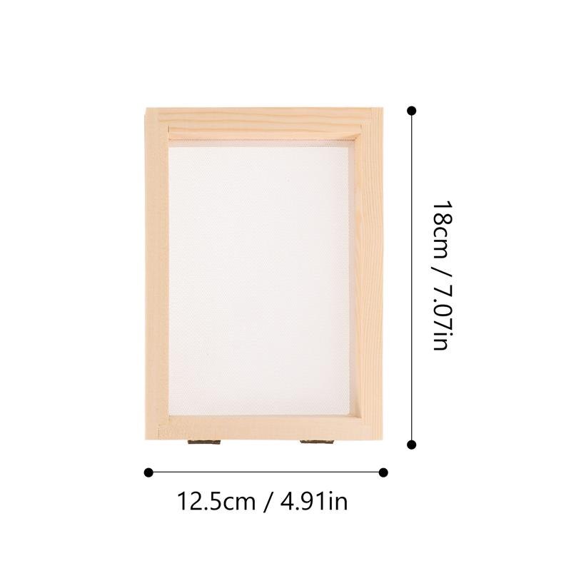 21pcs/Set DIY Paper Tool Wooden Paper Making Mold Frame Paper Making Screen Kit Ancient Paper Handmade Pine Paper Making Frame
