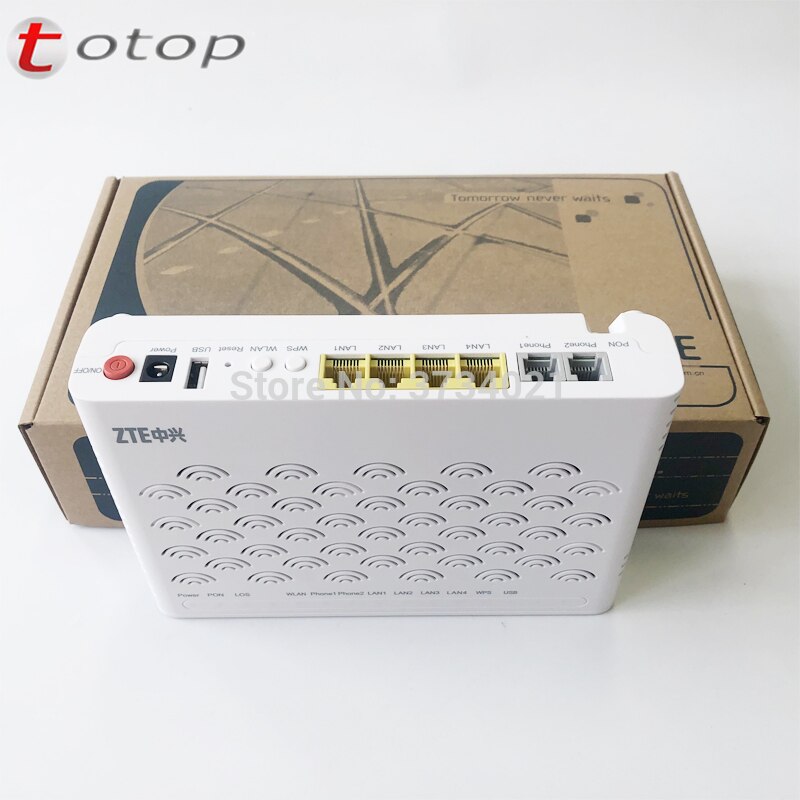 ZTE ZXA10 F460 EPON ONU 4LAN+2VOICE POTS+WIFI+USB