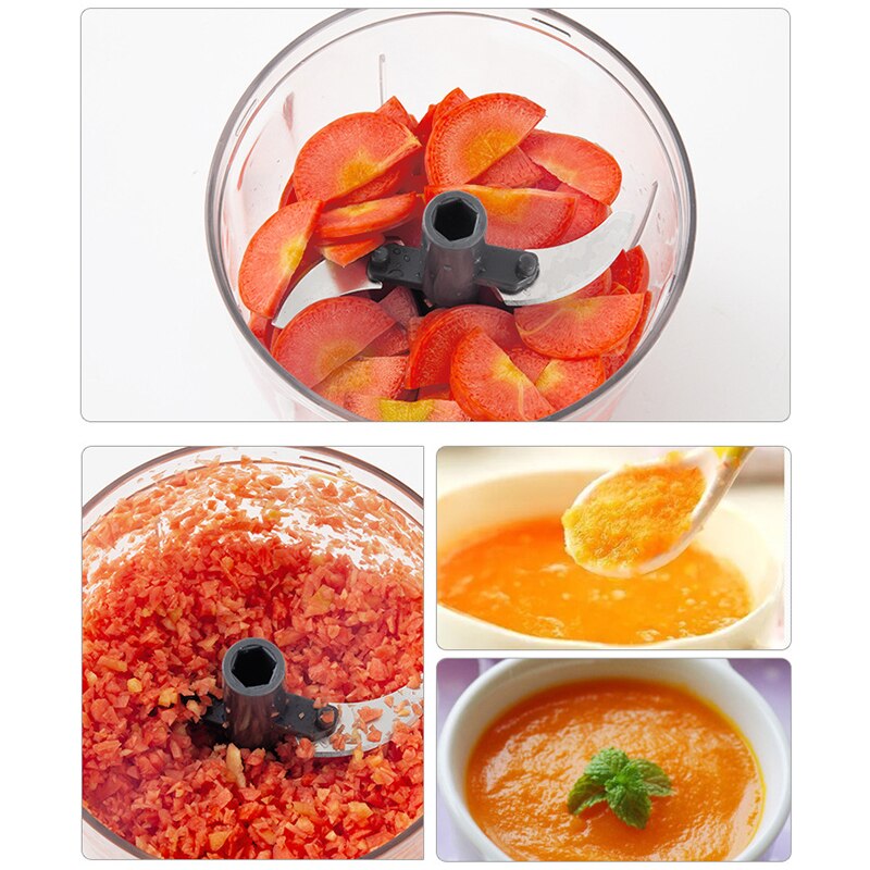 500ml/900ml Meat Grinder Hand-power Food Chopper Mincer Mixer Blender Chop Fruit Vegetable Processor Slicer Kitchen Accessories