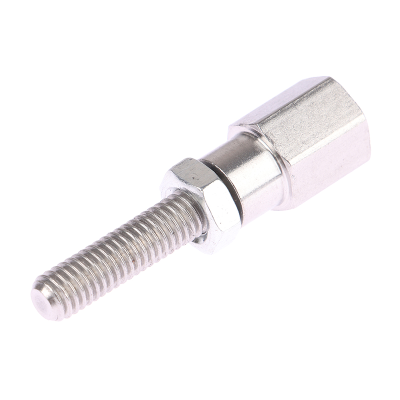 Motocicleta Scooter Adaptador Espelho Traseiro, Rosca Alongar e Aumentar Parafusos, 6mm a 8mm