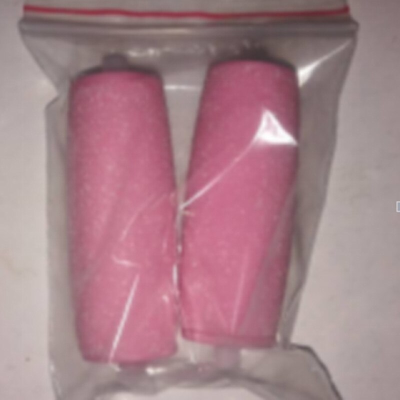 Refill Ersatz Regelmäßige Grob Roller Köpfe Fuß 2x Scholl Samt Glatte Pinsel: Rosa