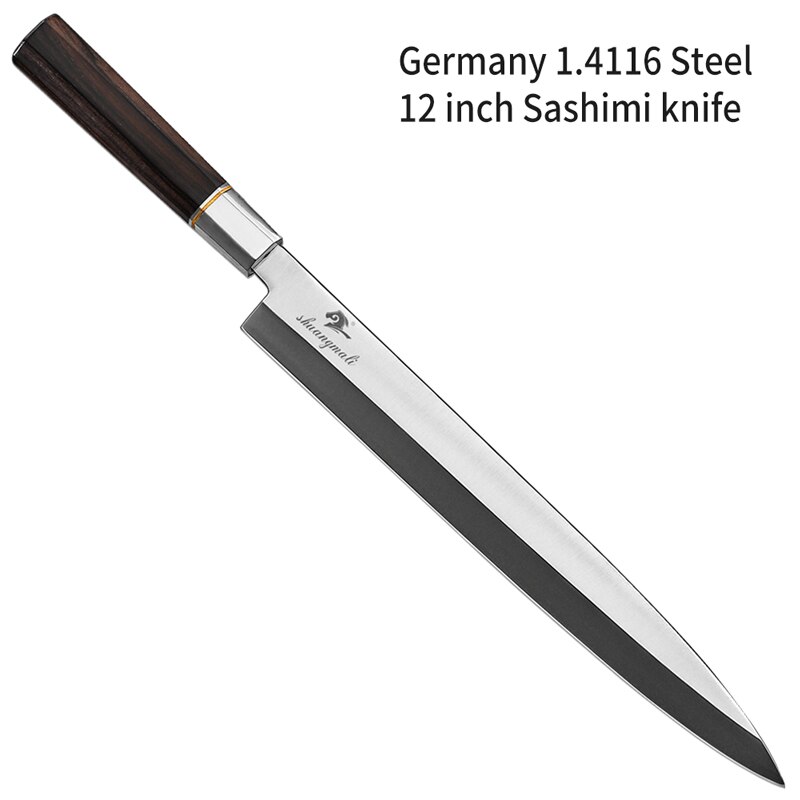 Japanilainen sashimi kinfe 5 op 15 ruostumatonta terästä: 12 tuumaa