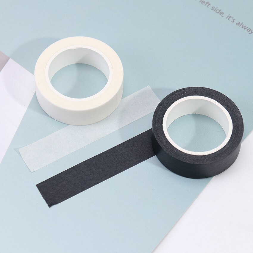 1PC Black And White Photography Washi Tape Paper Masking Tapes 15mm X 10m Diy Scrapbooking Stickers Wrapping Sticker