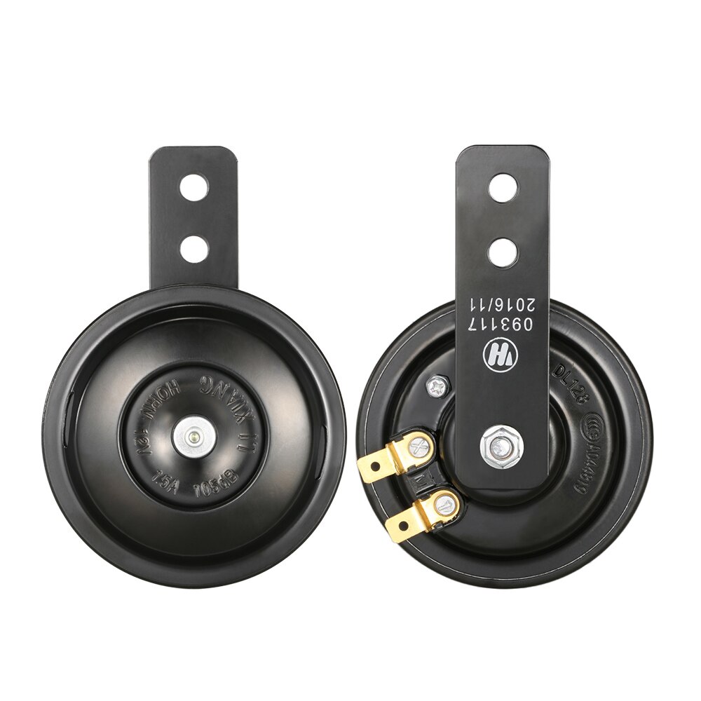 Mini 71mm super luide elektrische metalen claxon waterdicht 12v 105db universeel voor motorfietsen