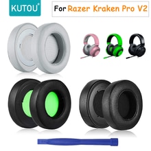 Kutou korvatyynyt razer kraken pro  v2 korvatyynyä kraken 7.1 v2 korvatyynyä pehmuste korvakupit varaosat kuulokkeiden vaahtomuovityyny