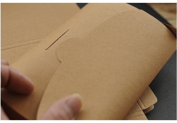 Sobres de papel Kraft clásico, Mini dibujos Kawaii, papelería, Post Sobre Carta, negro, amarillo, carta de amante de la escuela, 20 Uds.