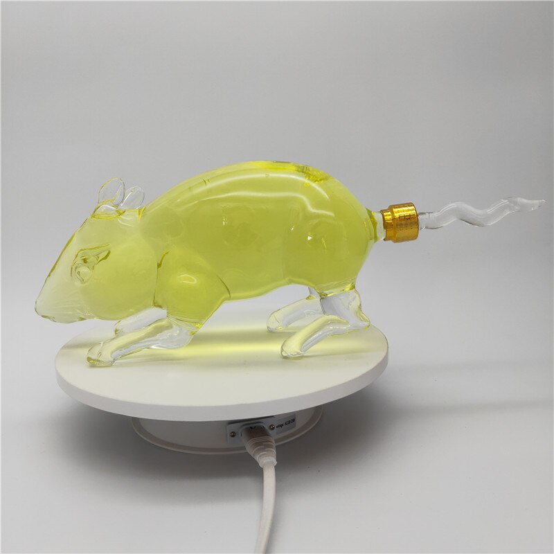 Animal Mouse Shaped Style Home Car Whiskey Decanter For Liquor Scotch Bourbon 500ML/1000ML