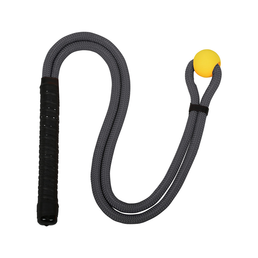 Golf Swing Rope Training Aid Fitness Equipment Trainer With Eva Ball For Practice Posture Corrector Exercise Assistance Work: black