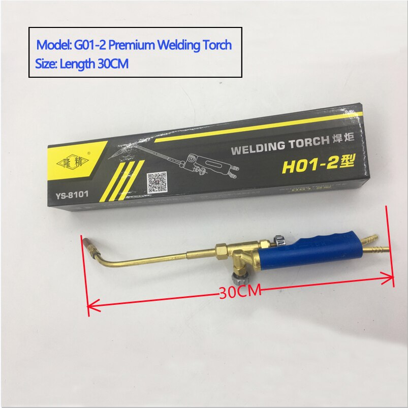H01-2 Gas Brazing Injection Style Manual Welding Torch Oxygen Gas Propane/Acetylene Natural Coal Gas LPG Welding Repair